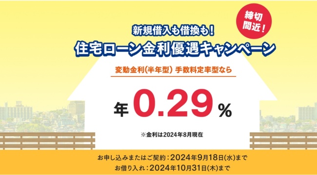 SBI新生銀行住宅ローン202408