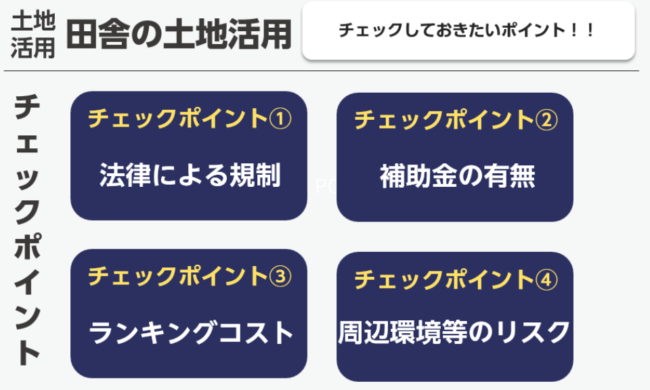 田舎の土地活用で事前に確認すべき点