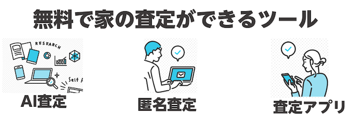 無料で家の査定ができる4つのツール