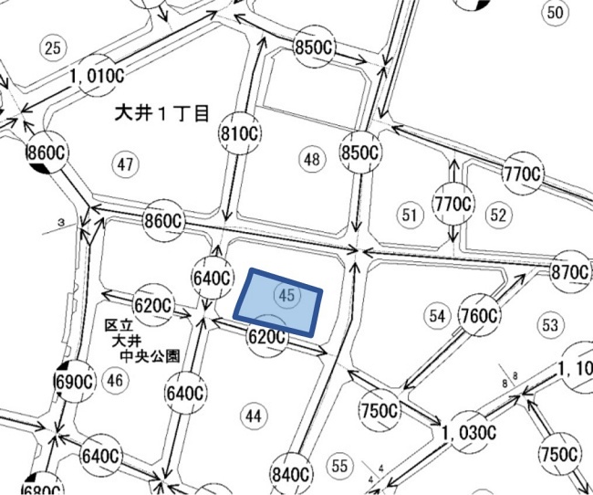 路線価図④