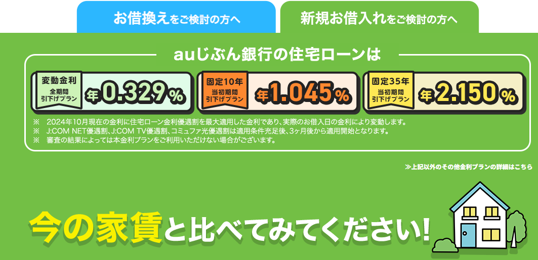 auじぶん銀行住宅ローン