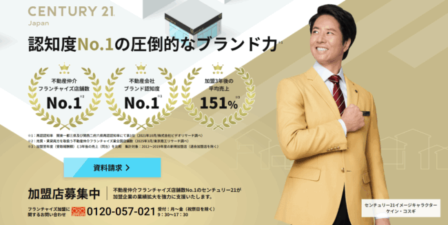 Century21のフランチャイズ形式
