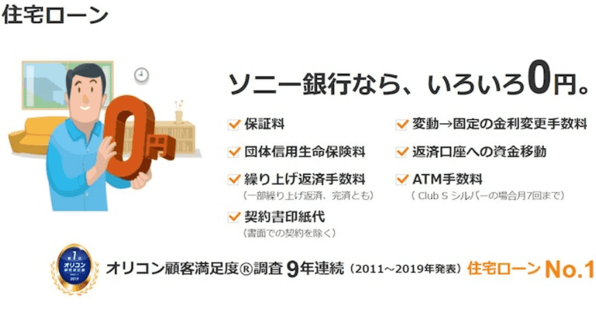 ソニー銀行住宅ローン【審査が甘いネット銀行住宅ローン2】