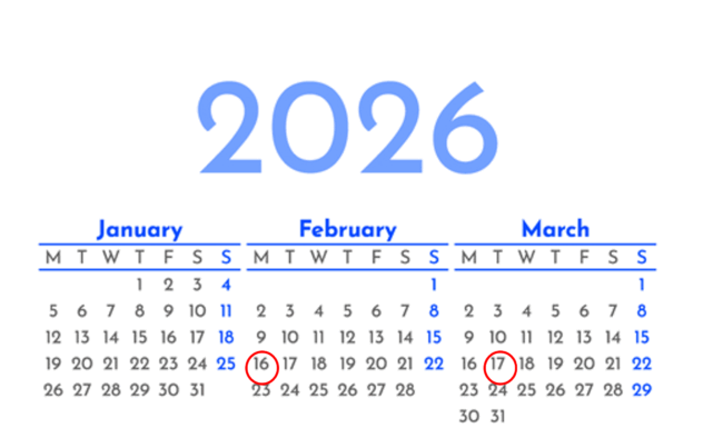 2026年の確定申告期限(2月16日～3月17日)【図解】