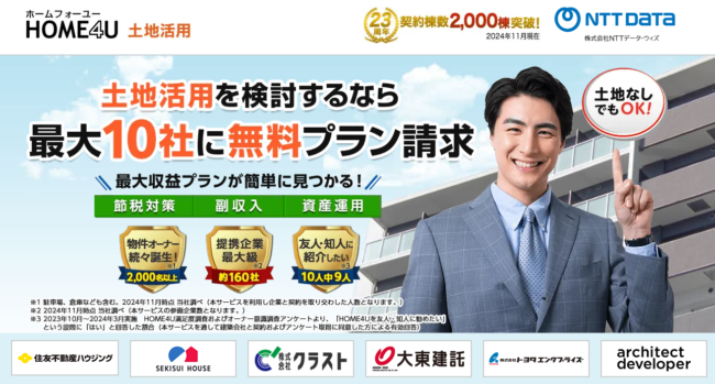 HOME4U土地活用
