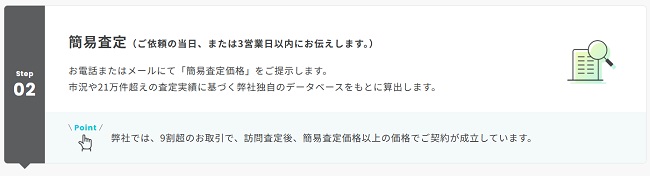 スター・マイカ「マンション専門リースバック」の利用の流れ【Step2】簡易査定