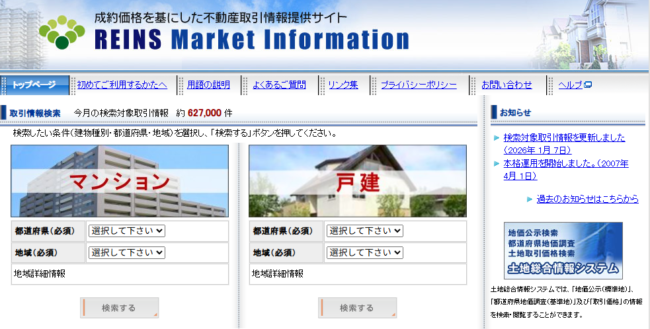 レインズ・マーケット・インフォメーション