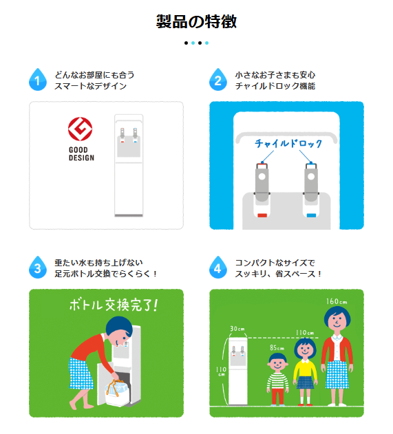 ワンウェイウォーター 特徴