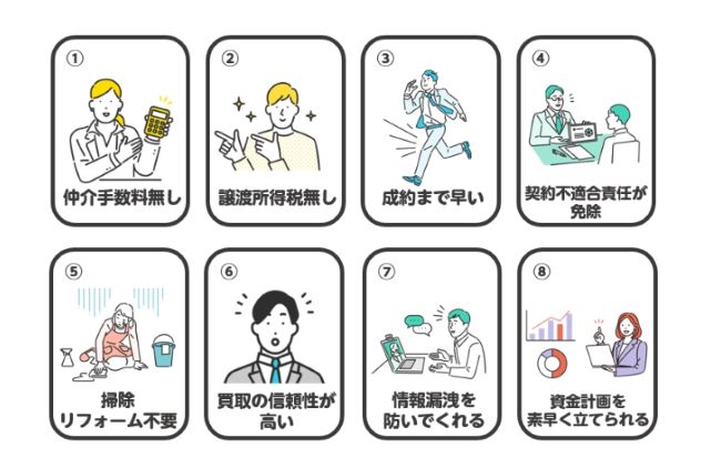 不動産買取のメリット