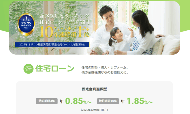 北海道銀行道銀住宅ローン