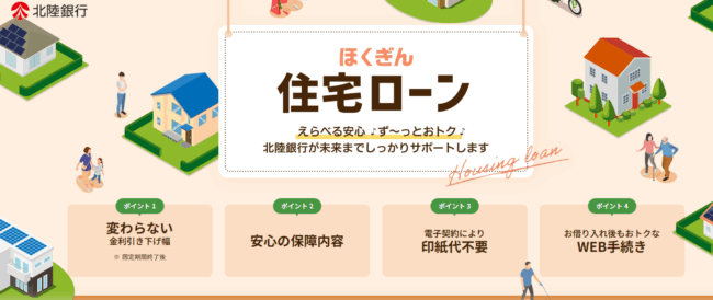 北陸銀行 住宅ローン