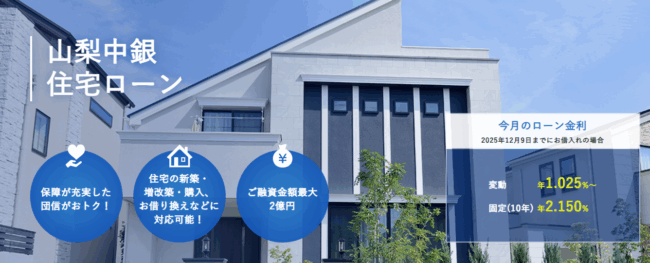 山梨中央銀行住宅ローン