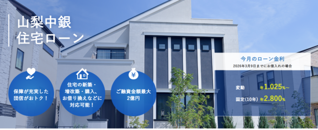 山梨中央銀行住宅ローン