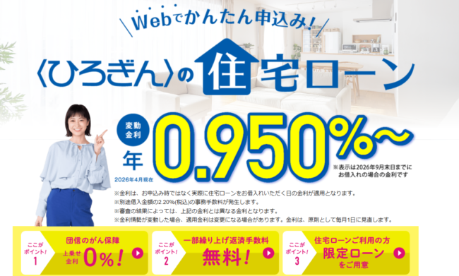 広島銀行住宅ローン