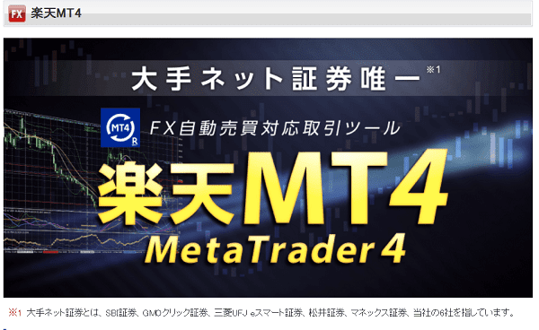 楽天MT4（楽天証券）