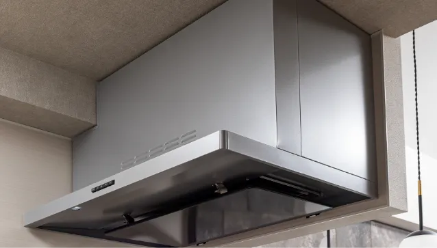 ホーロー整流板付きレンジフード