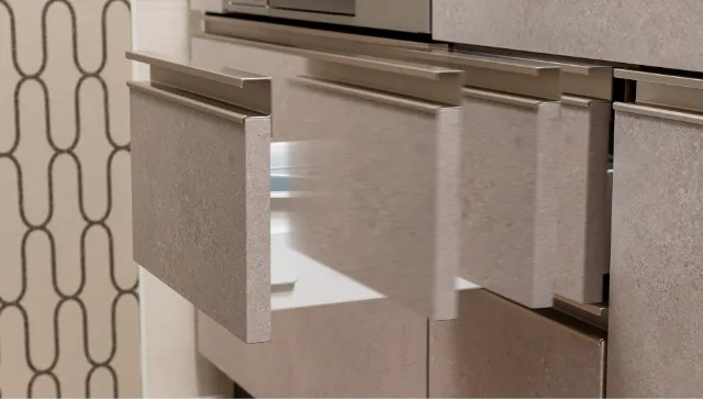 ソフトクローズスライド収納