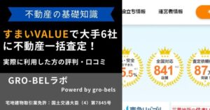 すまいValue利用者の評判・口コミを徹底解剖！大手6社に不動産一括査定できる魅力的なサービス