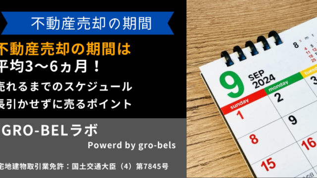 不動産売却の期間