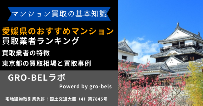 愛媛県のおすすめマンション買取業者ランキング